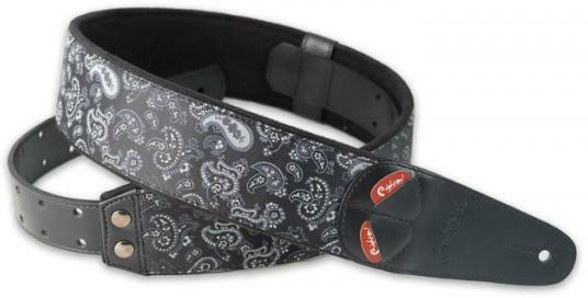 Righton Straps Courroie Vegan Paisley Noir - Gitarrengurt - Main picture