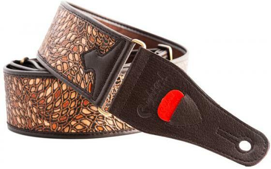 Righton Straps Courroie Vegan Righton Alien Brun - Gitarrengurt - Main picture