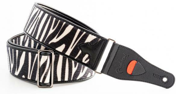 Righton Straps Courroie Vegan Zebra Blanc - Gitarrengurt - Main picture