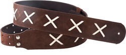 Gitarrengurt Righton straps Leather Strap Legend DG Brown