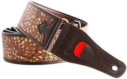 Gitarrengurt Righton straps Righton Alien Brown Vegan Belt