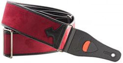 Gitarrengurt Righton straps Righton Divine vegan belt red