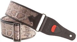 Gitarrengurt Righton straps Righton Glittersnake vegan strap pink