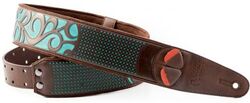 Gitarrengurt Righton straps Righton Nashville teal vegan belt
