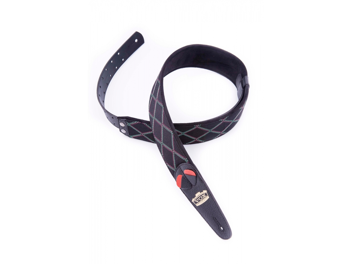 Righton Straps Vegan Mojo Vox Guitar Strap 2.3inc Black - Gitarrengurt - Variation 2