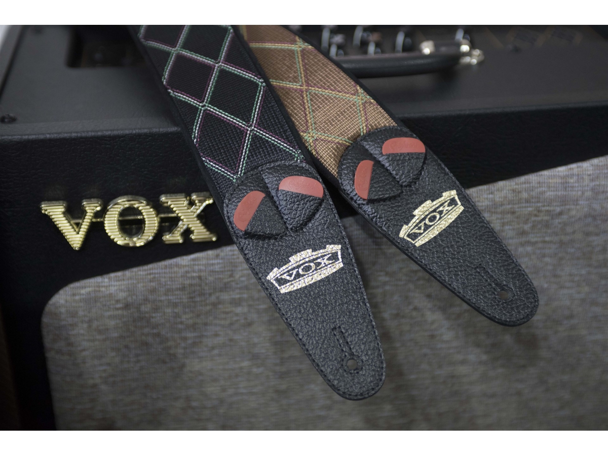 Righton Straps Vegan Mojo Vox Guitar Strap 2.3inc Black - Gitarrengurt - Variation 3