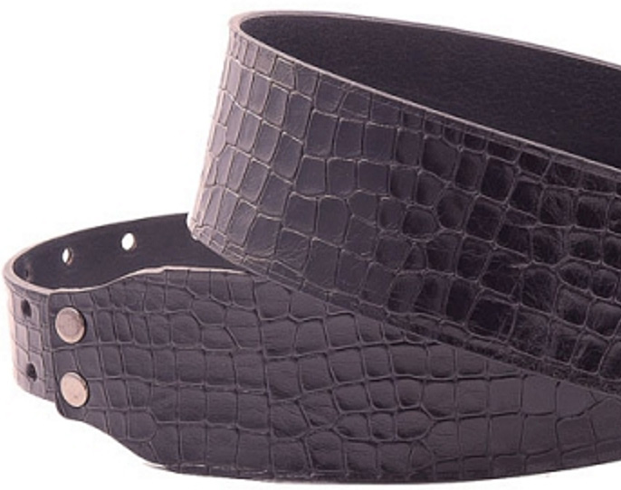 Righton Straps Courroie Vegan Righton Alligator Noir - Gitarrengurt - Variation 1