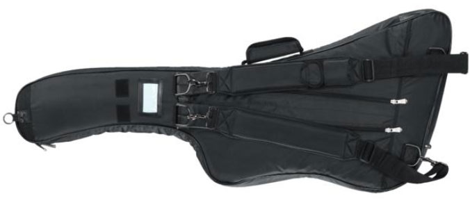 Rockbag Premium Rb 20620 B/plus Xp Style Electric Guitar Gig Bag Explorer Black - Tasche für E-Gitarren - Variation 1