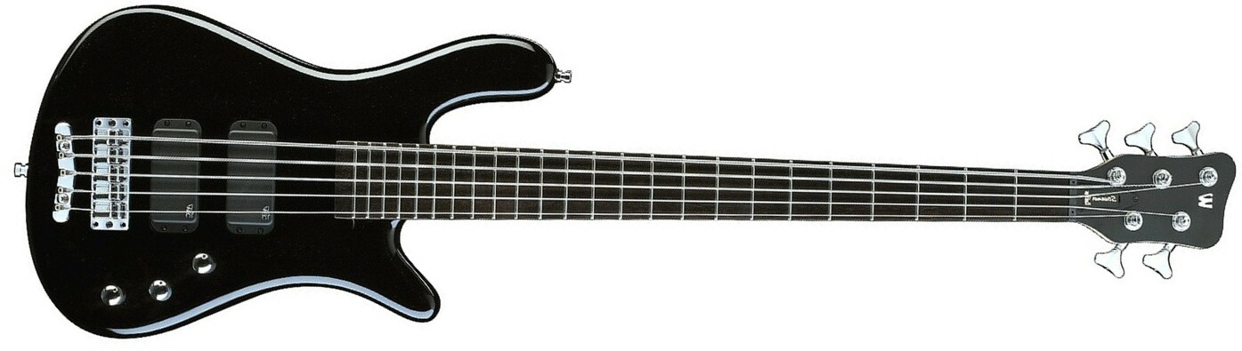 Rockbass Streamer Standard 5 String Active Wen - Black High Polish - Solidbody E-bass - Main picture