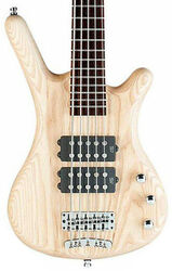 Solidbody e-bass Rockbass Corvette $$ 5-String - Natural