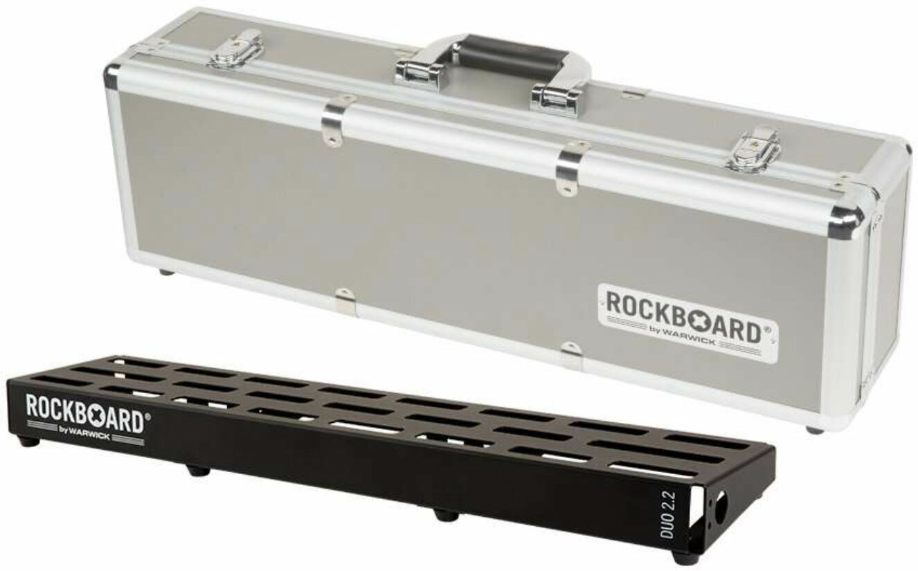 Rockboard Duo 2.2 C Pedalboard With Flight Case - Pedalboard - Main picture