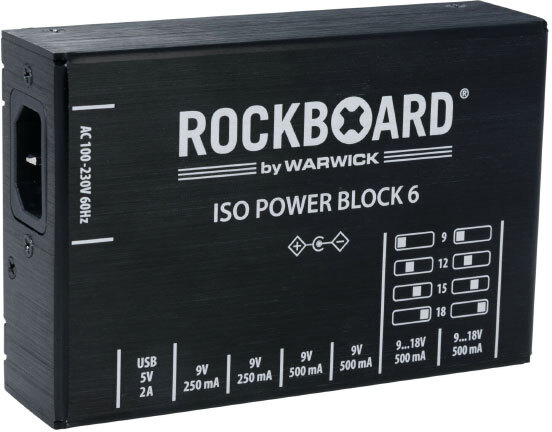 Rockboard Power Block Iso V6 Iec, 9 À 18v, 100/230 Volt - Netzteil für Effektpedale - Main picture