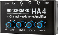  Rockboard HA 4, headphone amplifier, 4 inputs and volumes