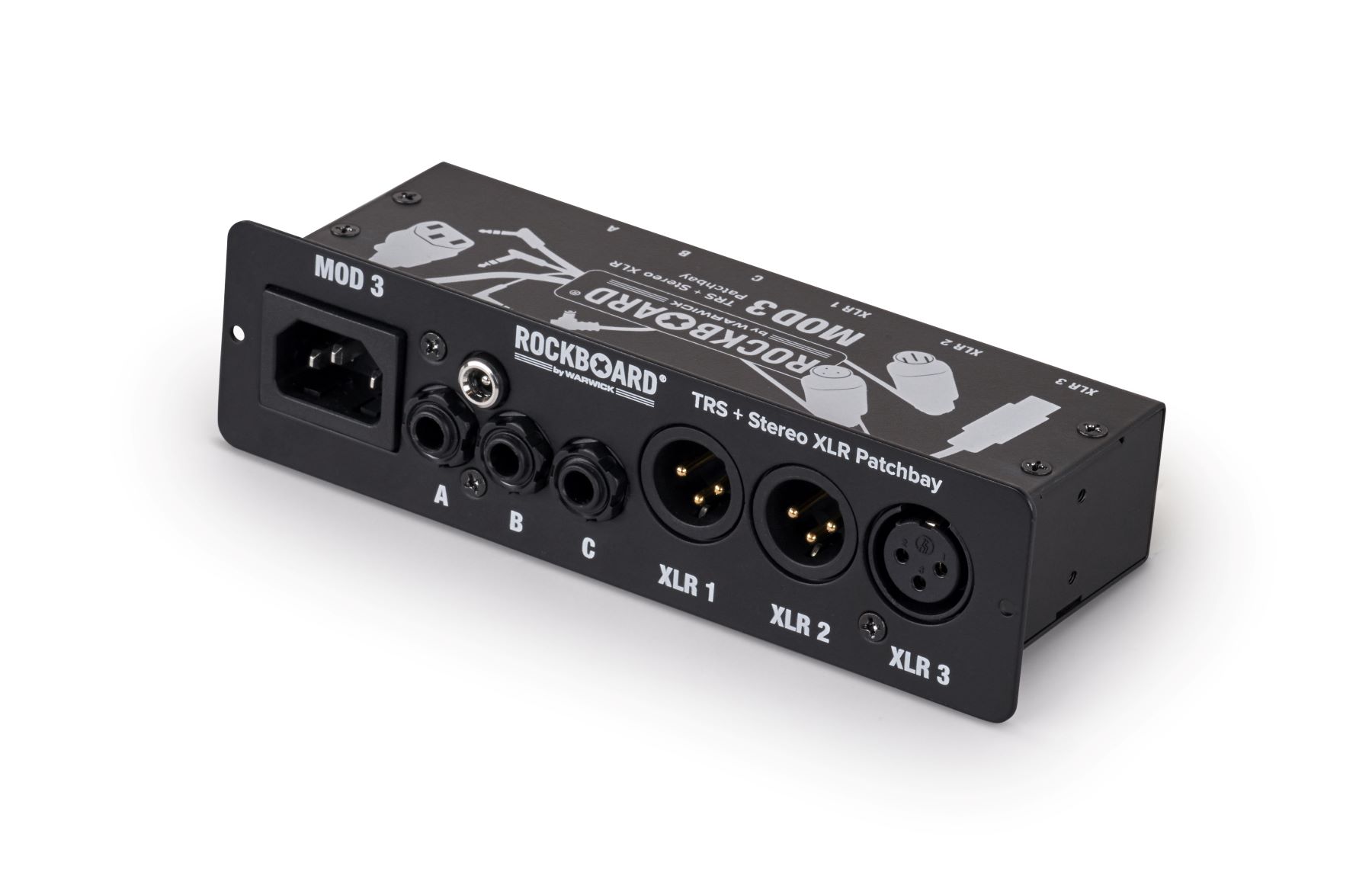 Rockboard Mod 3 - Patchbay Avec Xlr & Trs For Vocalists - Zubehör für Effektgeräte - Variation 1