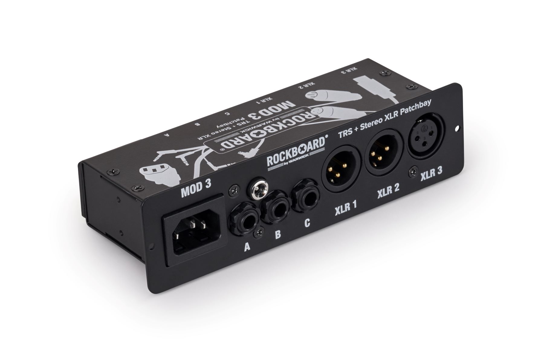 Rockboard Mod 3 - Patchbay Avec Xlr & Trs For Vocalists - Zubehör für Effektgeräte - Variation 2