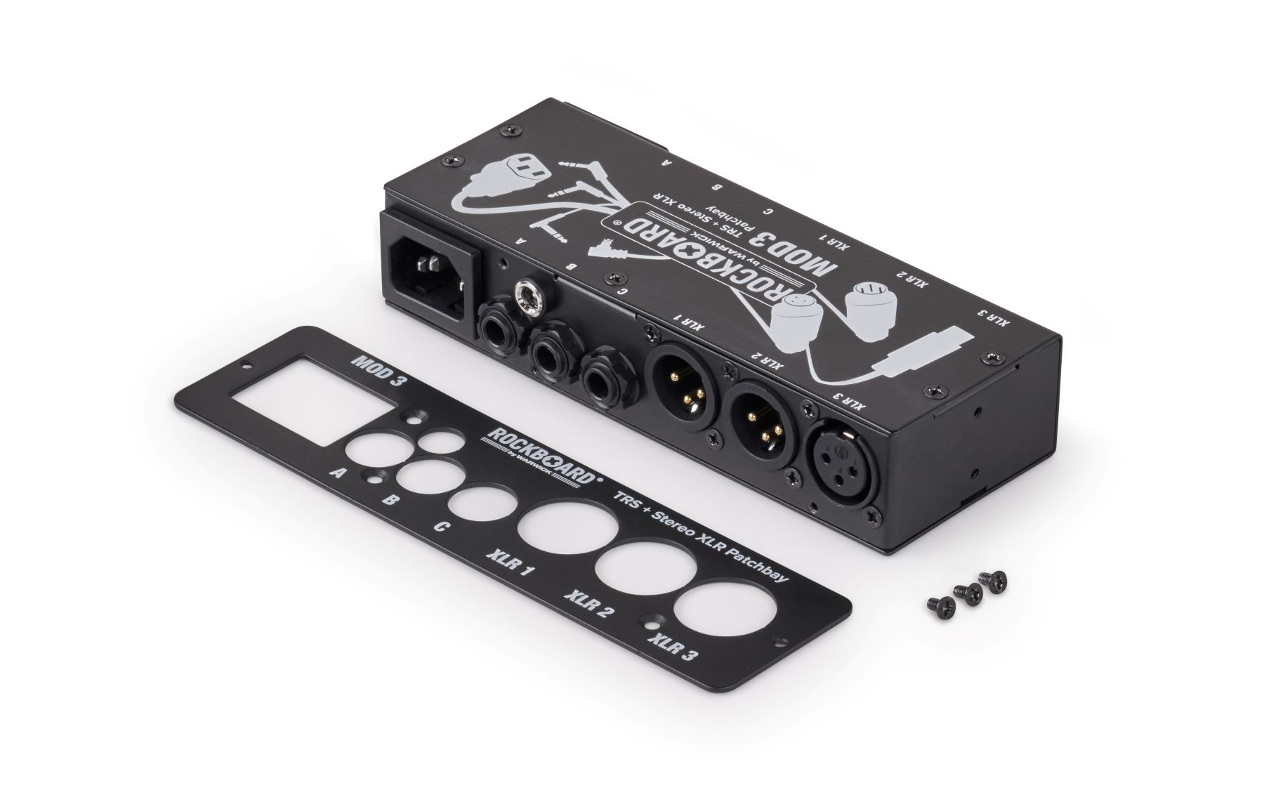 Rockboard Mod 3 - Patchbay Avec Xlr & Trs For Vocalists - Zubehör für Effektgeräte - Variation 5