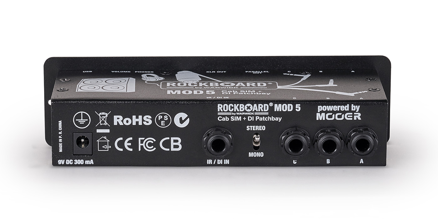 Rockboard Patchbay Avec Cab Et Di Module 5 - Zubehör für Effektgeräte - Variation 1
