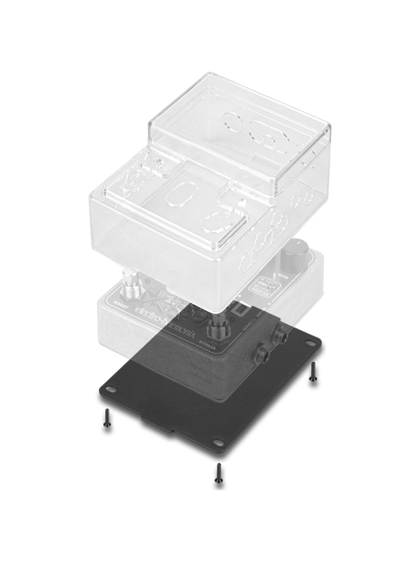 Rockboard Pedalsafe Type C Pour PÉdale Verticalement Large (mxr, Keeley, Jhs, Earthquacker) - Zubehör für Effektgeräte - Variation 4