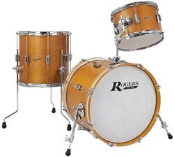 Standard akustik schlagzeug Rogers TWR-0318HX-SFWS Tower Series - 3 kessel - Fruitwood stain