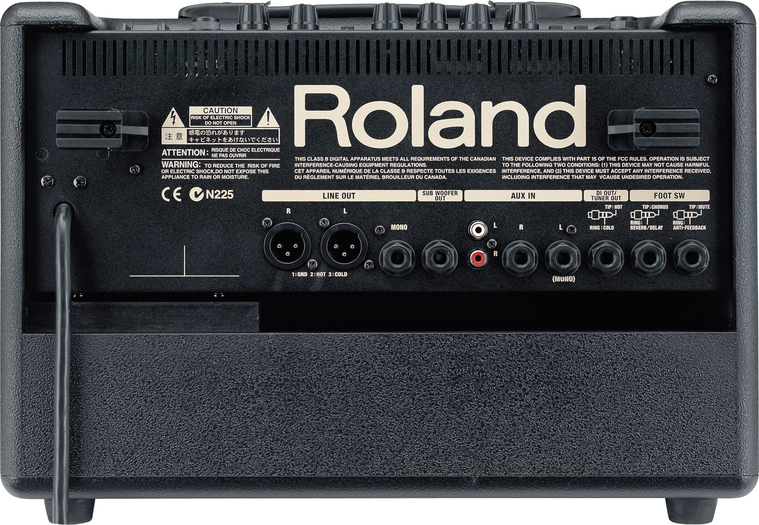 Roland Ac-60 Black - Combo für Akustikgitarre - Variation 1