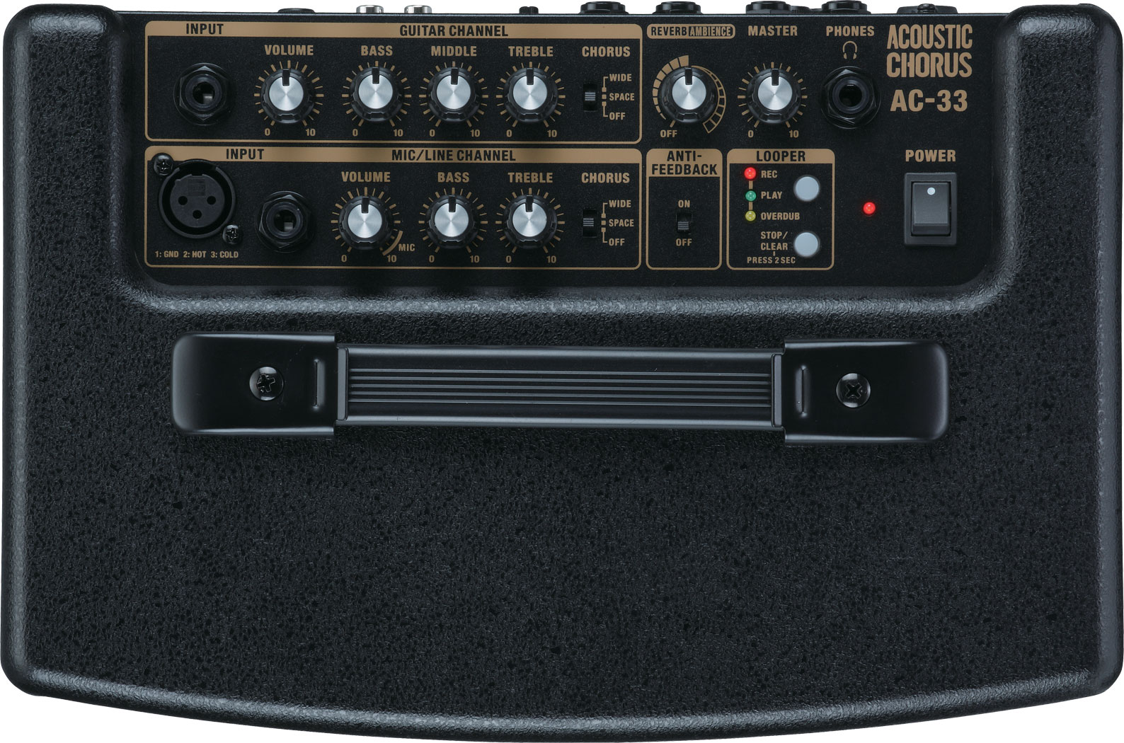 Roland Ac-33 Black - Combo für Akustikgitarre - Variation 1