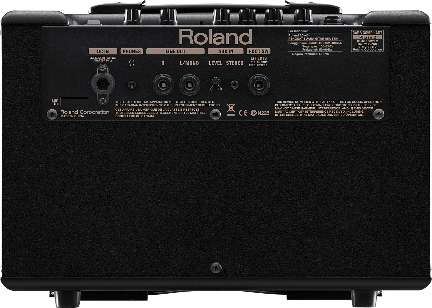 Roland Ac-40 Black - Combo für Akustikgitarre - Variation 6