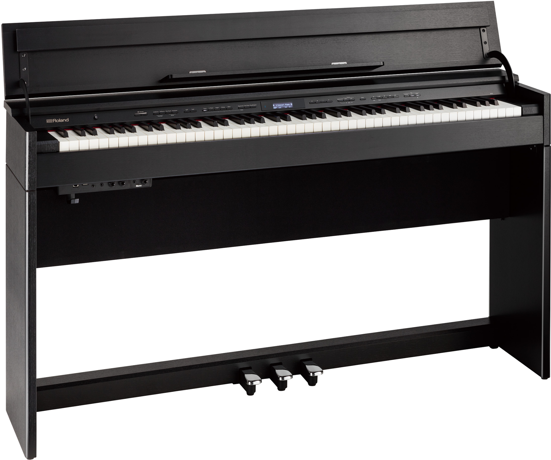 Roland Dp603 - Contemporary Black - Digitalpiano mit Stand - Main picture