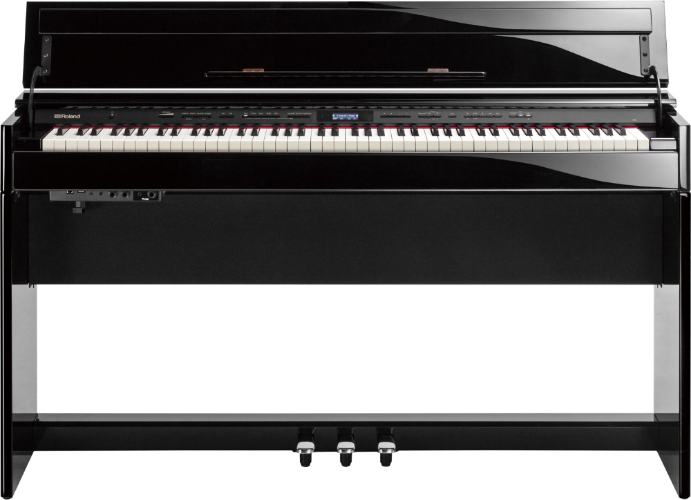 Roland Dp603 - Polished Ebony - Digitalpiano mit Stand - Main picture