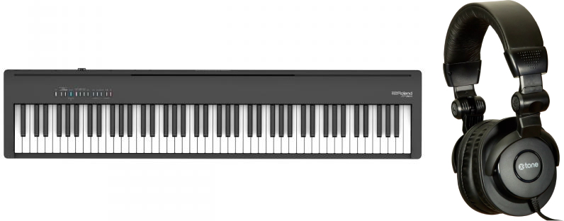 Roland Fp-30x Bk Noir  + X-hp1 - Klaviere set - Main picture