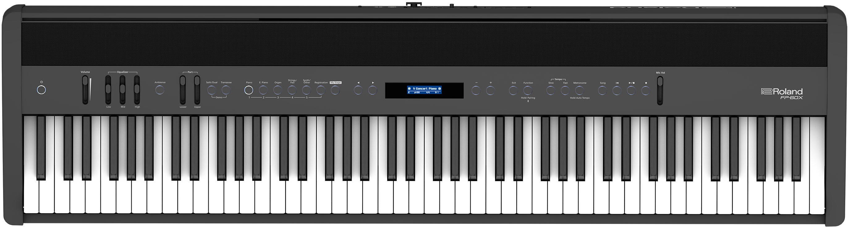 Roland Fp-60x Bk - Digital Klavier - Main picture