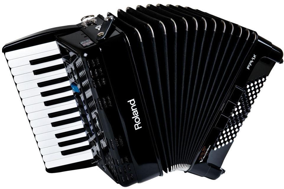 Chromatisches akkordeon Roland FR-1X BK