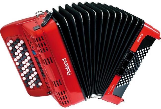 Chromatisches akkordeon Roland FR-1XB RD
