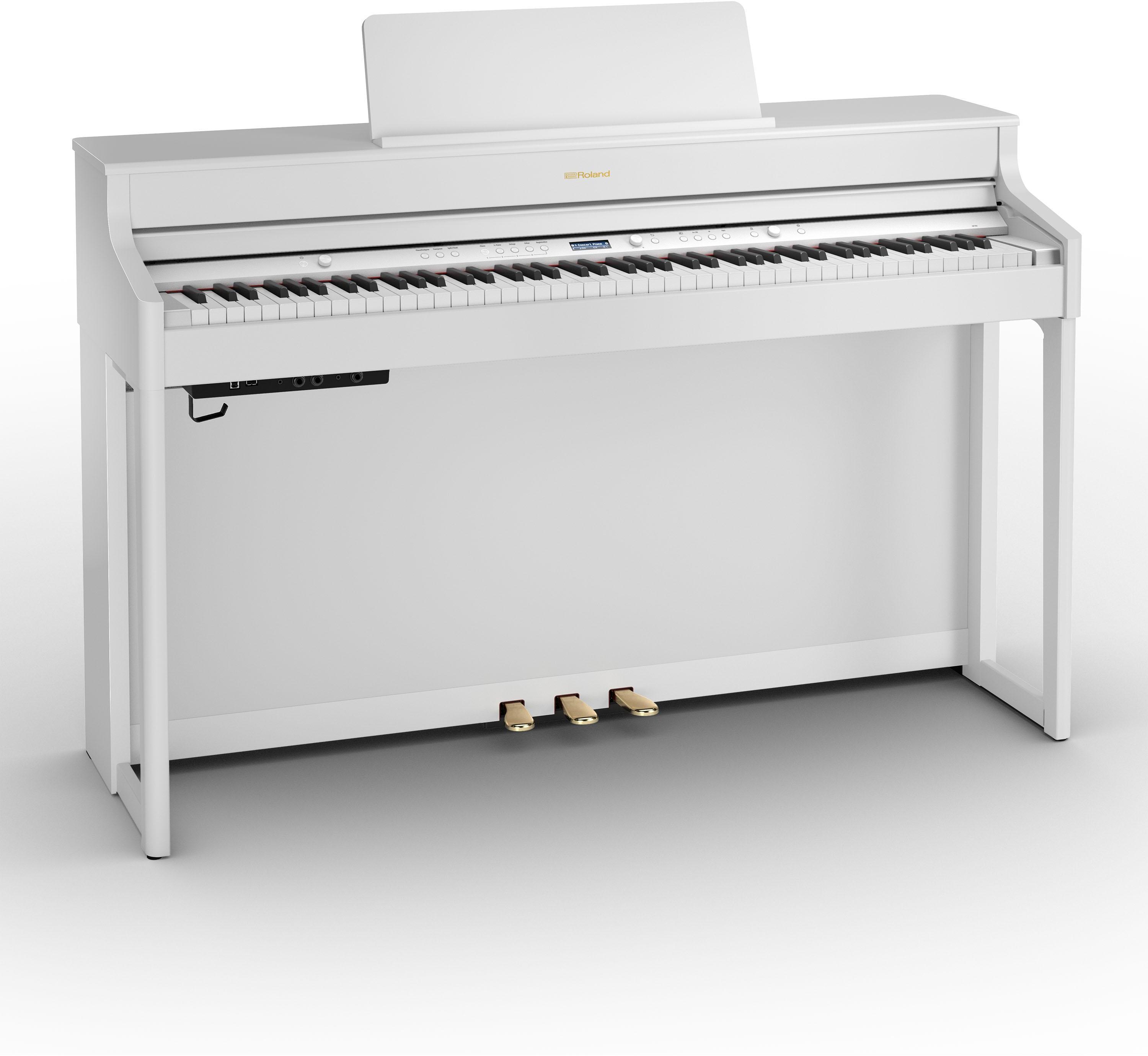 Digitalpiano mit stand Roland HP 702 WH White