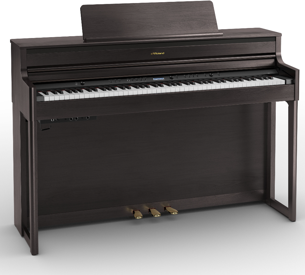 Roland Hp704 Dr Rosewood - Digitalpiano mit Stand - Main picture