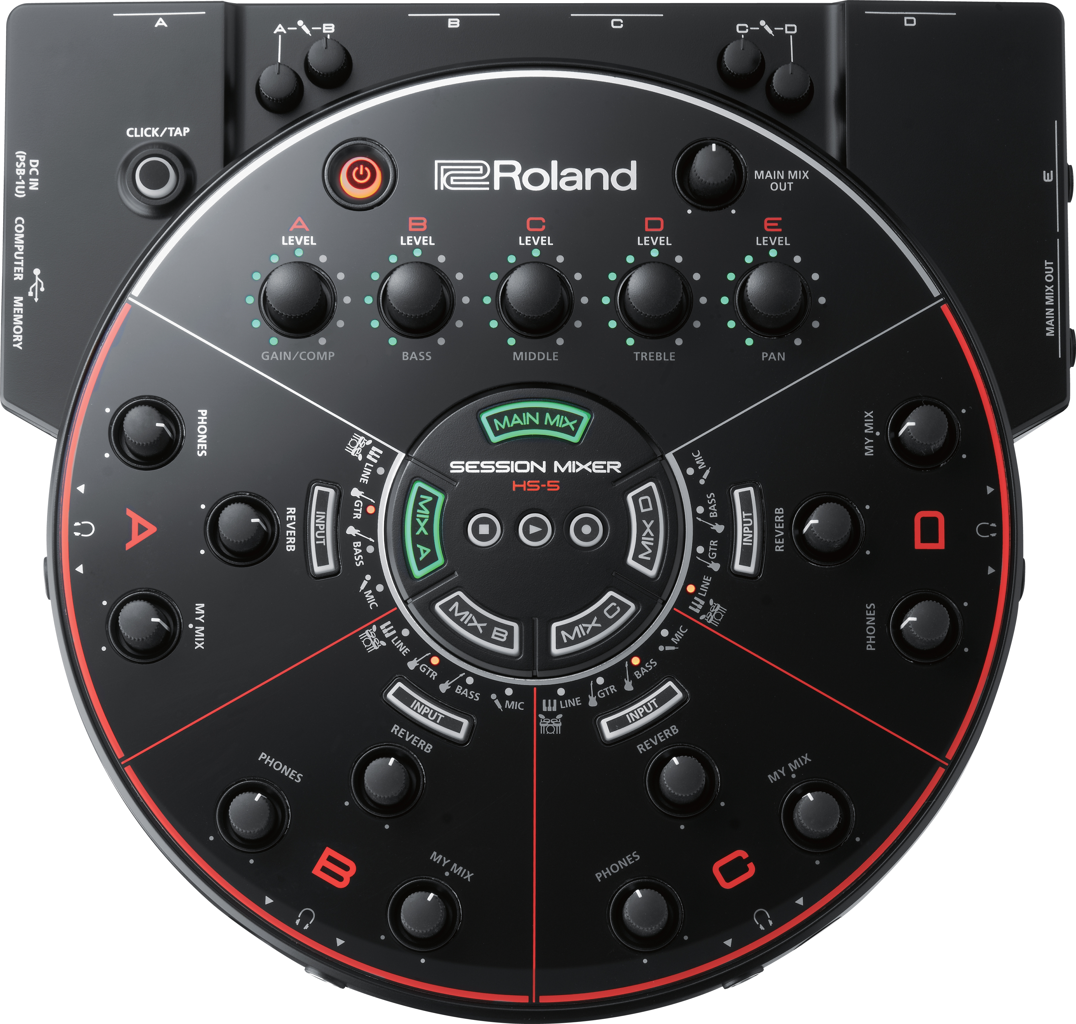 Roland Hs 5 Session Mixer - Fernbedienungseinheit für Kontroller - Main picture