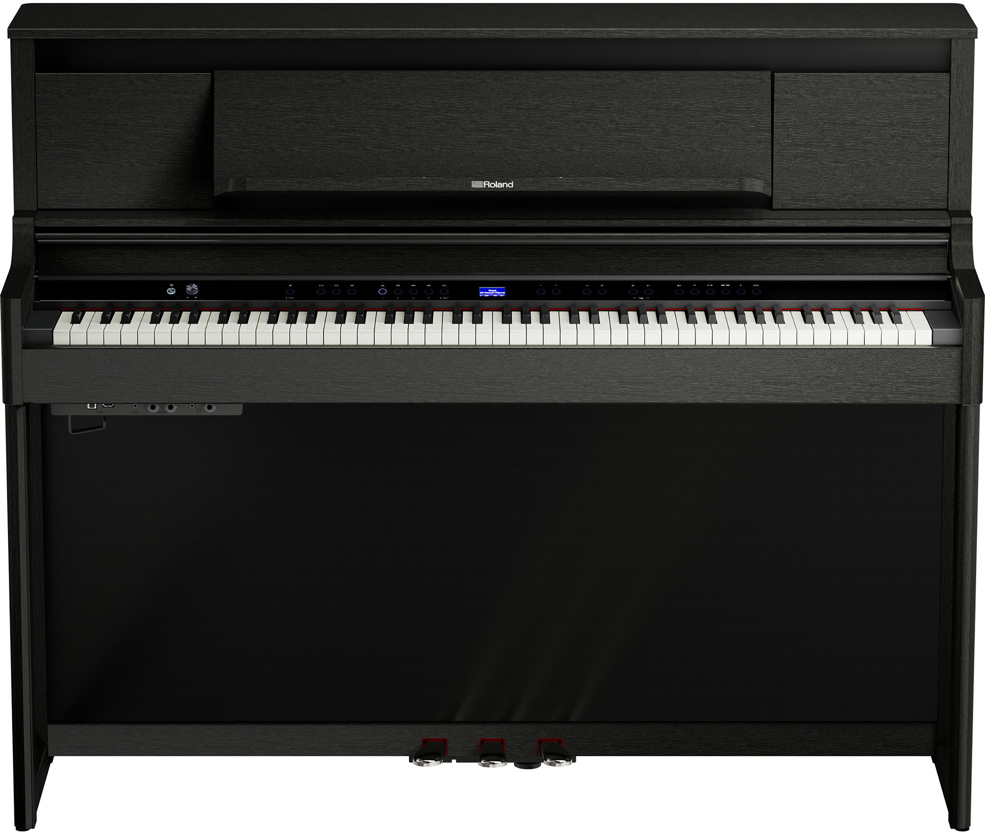 Roland Lx-6-ch - Charcoal Black - Digitalpiano mit Stand - Main picture