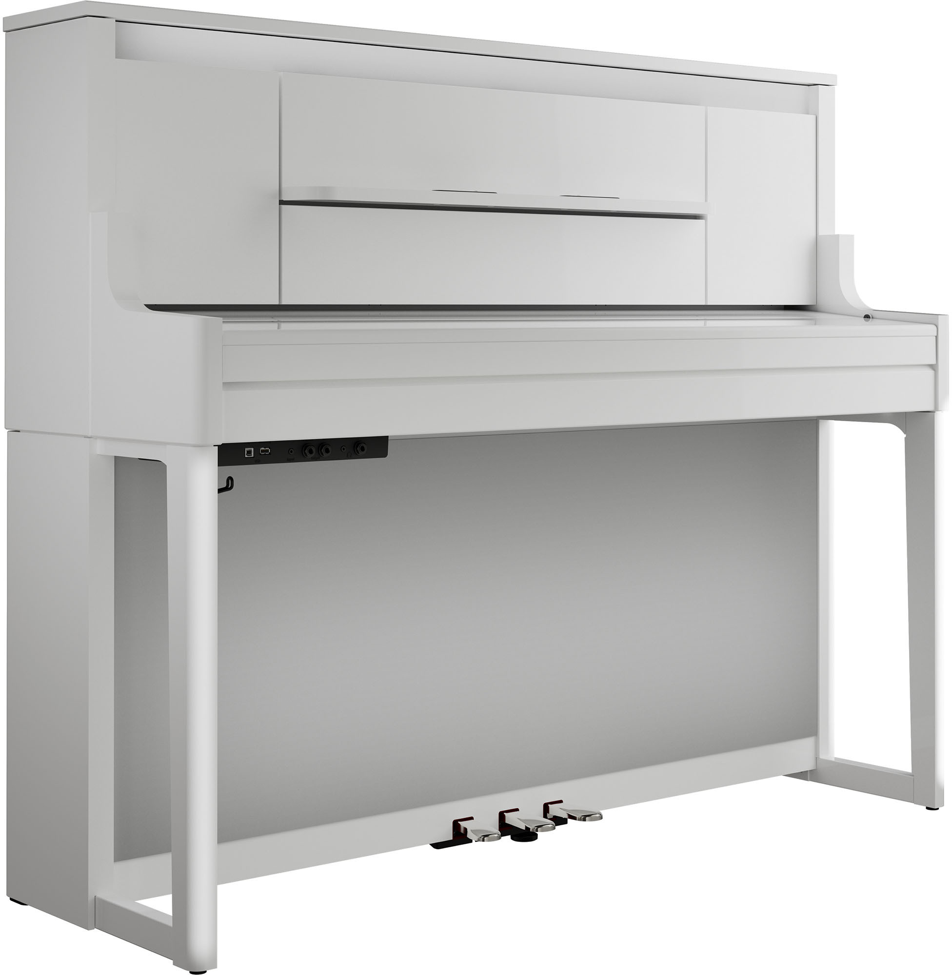 Roland Lx-9-pw - Polished White - Digitalpiano mit Stand - Main picture