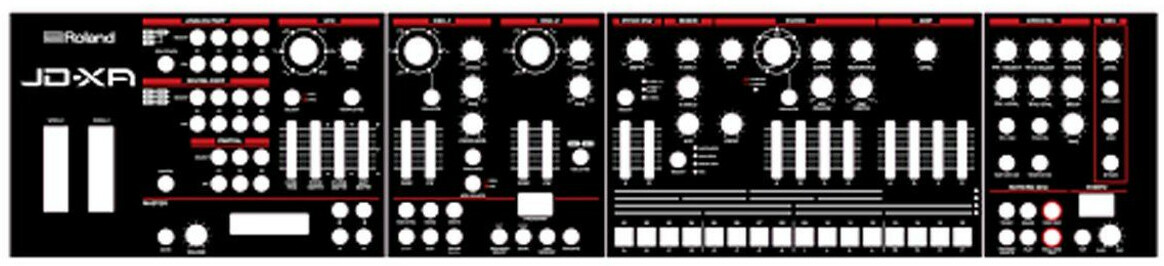 Roland Overlay Jd-xa - Ersatzteile für Klavier Reparatur - Main picture
