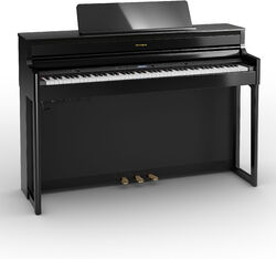 Digitalpiano mit stand Roland HP704 PE - Noir laqué