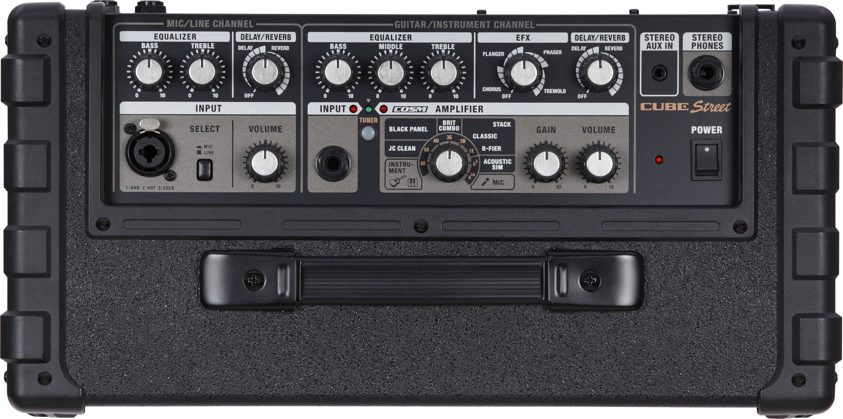 Roland Cube Street Battery Stereo Amplifier 2x25w 2x8 Black - Combo für E-Gitarre - Variation 1