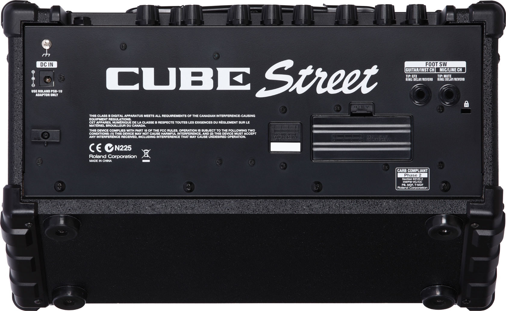 Roland Cube Street Battery Stereo Amplifier 2x25w 2x8 Black - Combo für E-Gitarre - Variation 2