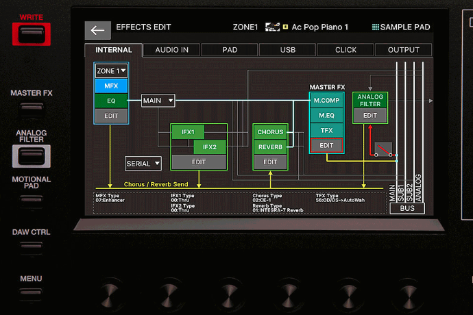 Roland Fantom 7 Ex - Synthesizer - Variation 12