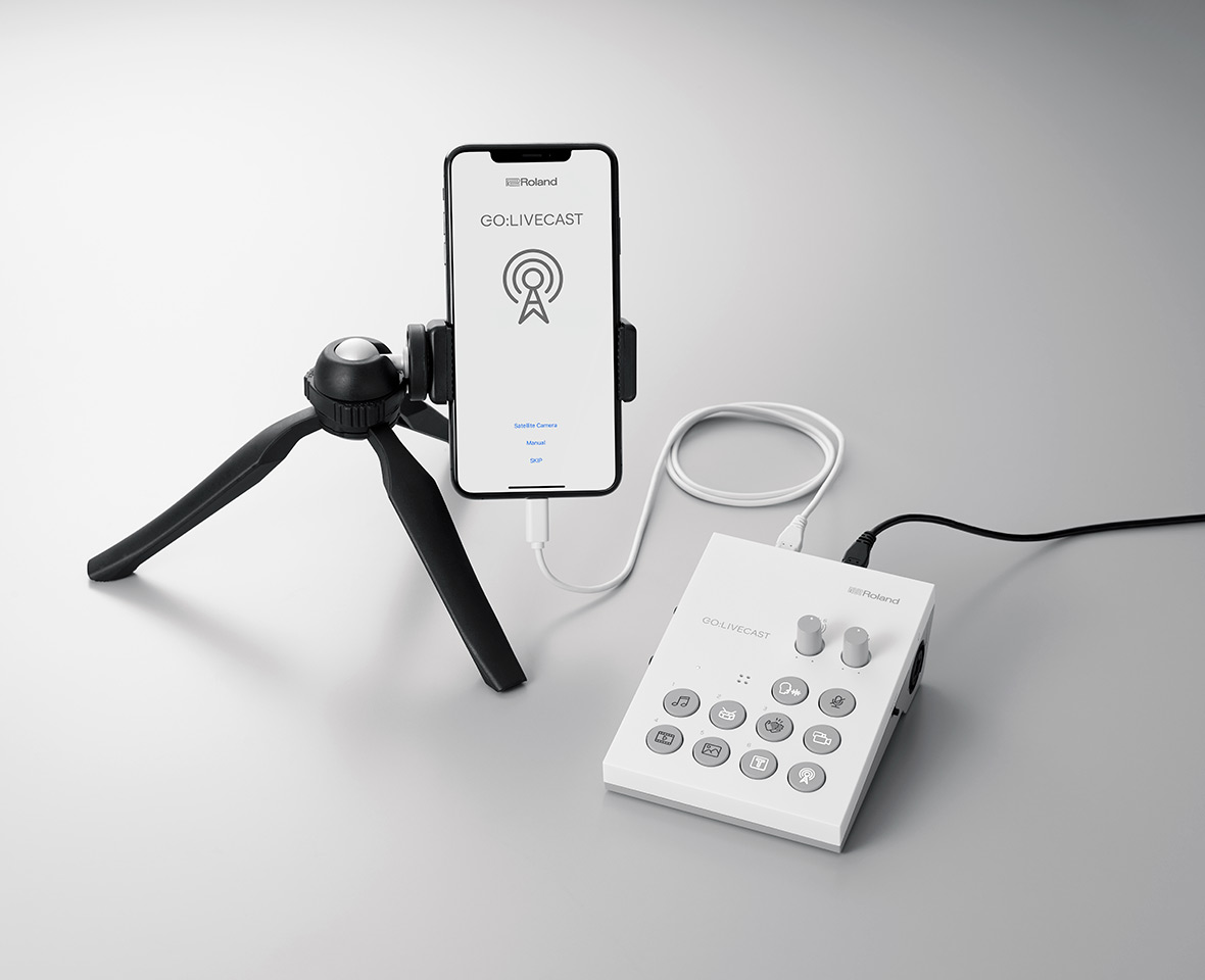 Roland Go:livecast - Iphone / Ipad audio interface - Variation 1