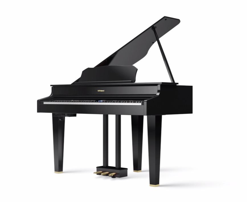 Roland Gp607 - Polished Ebony - Digitalpiano mit Stand - Variation 1