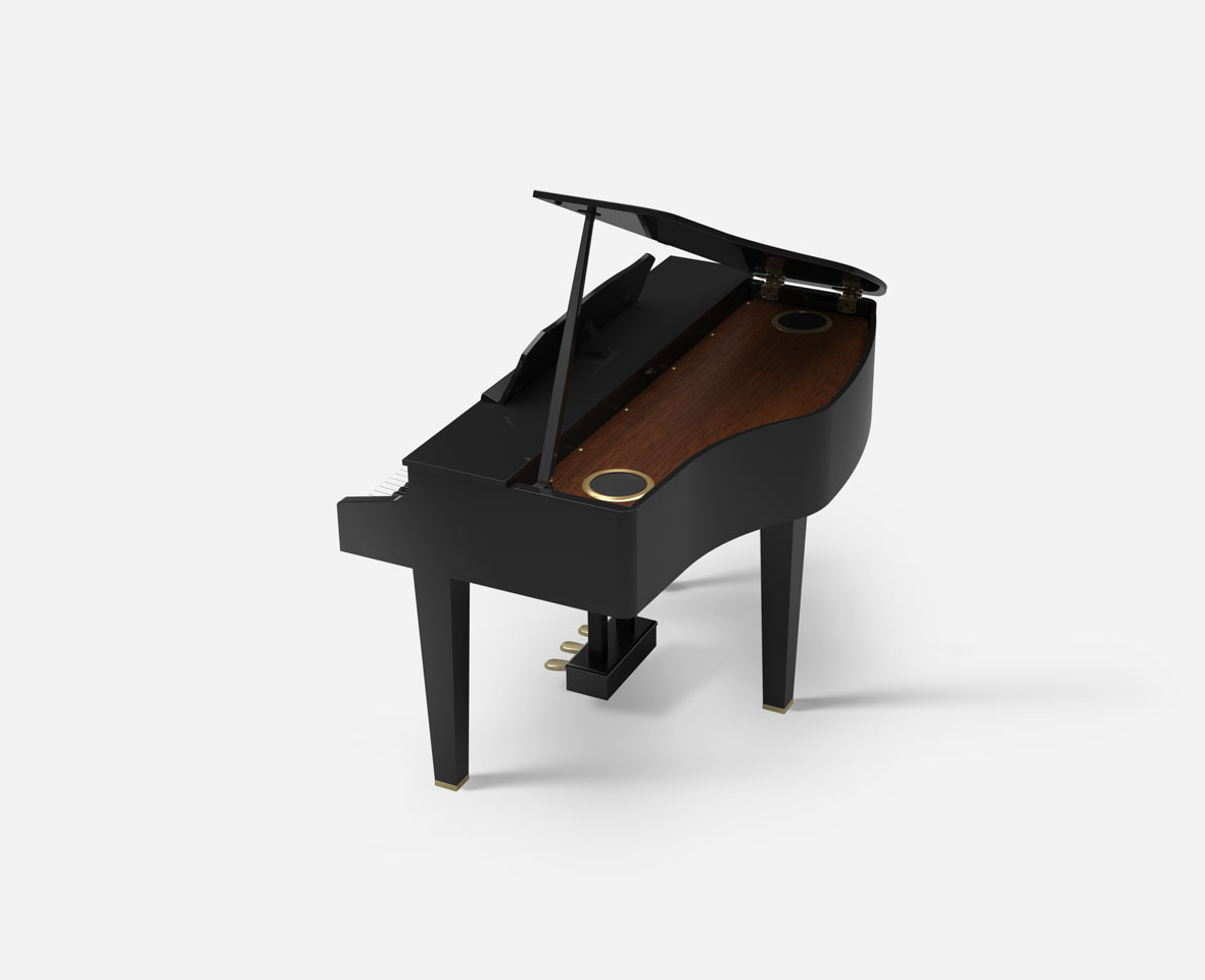 Roland Gp607 - Polished Ebony - Digitalpiano mit Stand - Variation 2