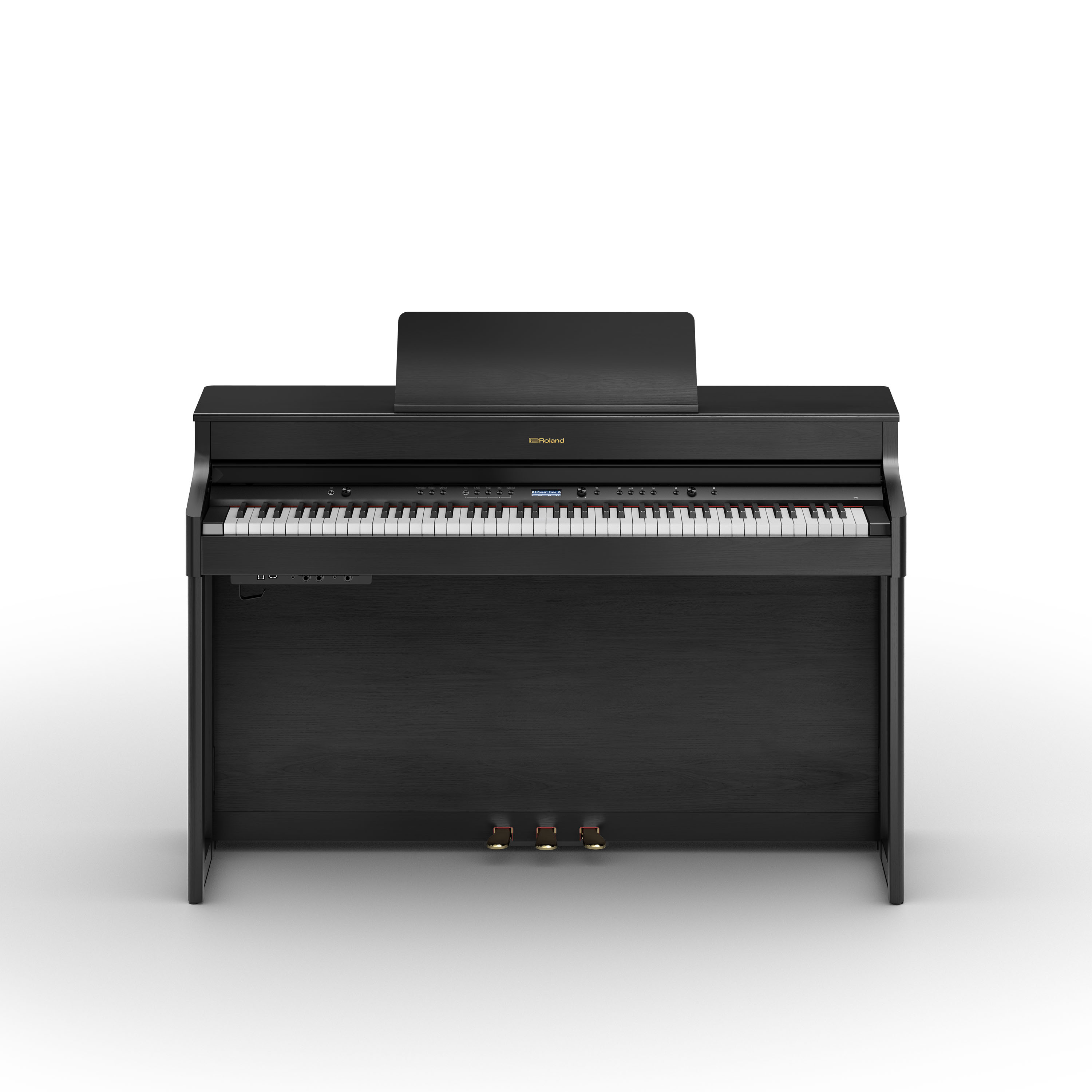 Roland Hp 702 Ch Noir Mat - Digitalpiano mit Stand - Variation 2