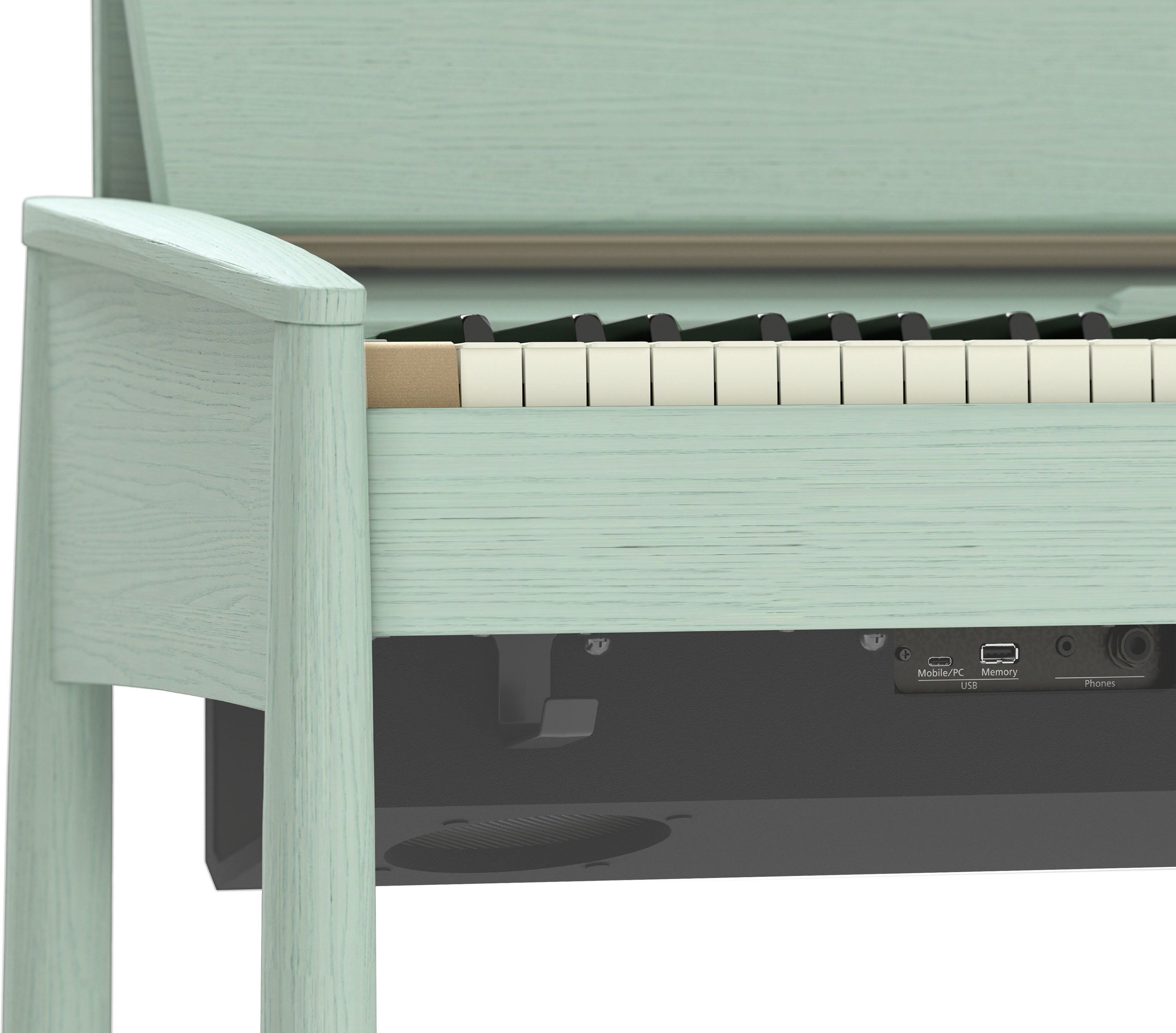 Roland Kiyola Kf-20 - Vert Celadon - Digitalpiano mit Stand - Variation 15