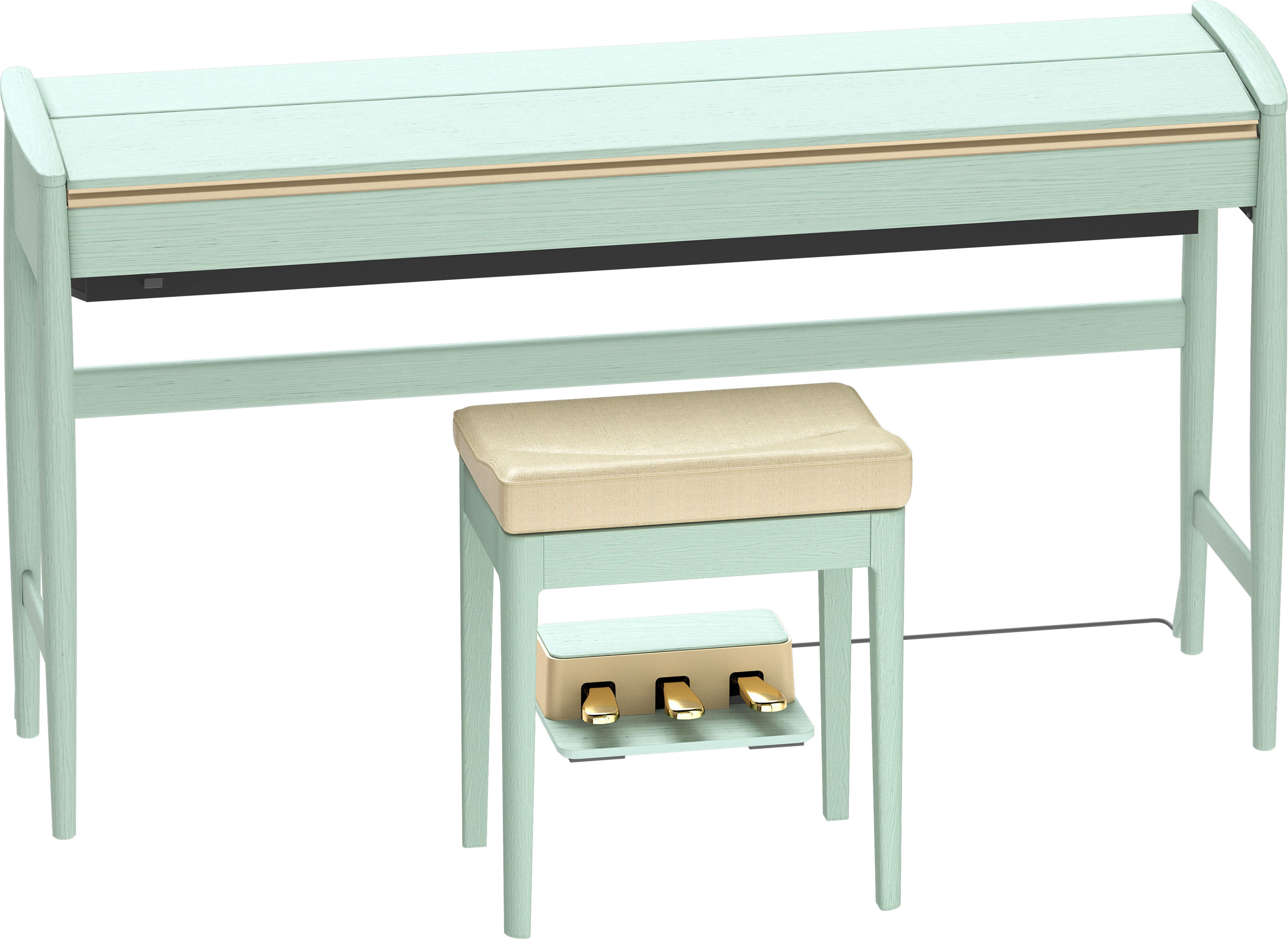 Roland Kiyola Kf-20 - Vert Celadon - Digitalpiano mit Stand - Variation 3