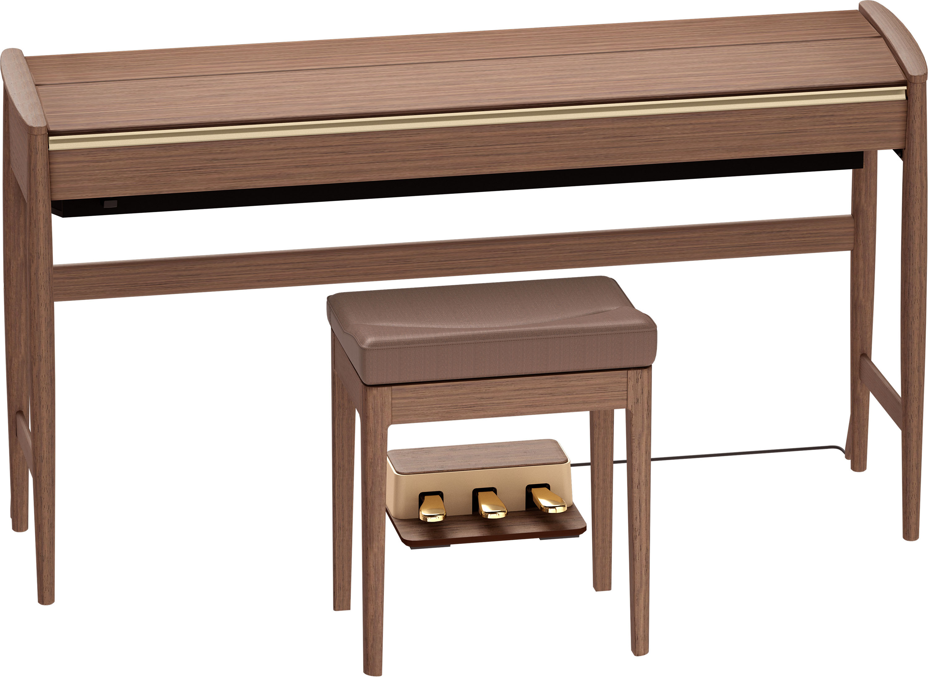 Roland Kiyola Kf-20 - Noisetier - Digitalpiano mit Stand - Variation 3