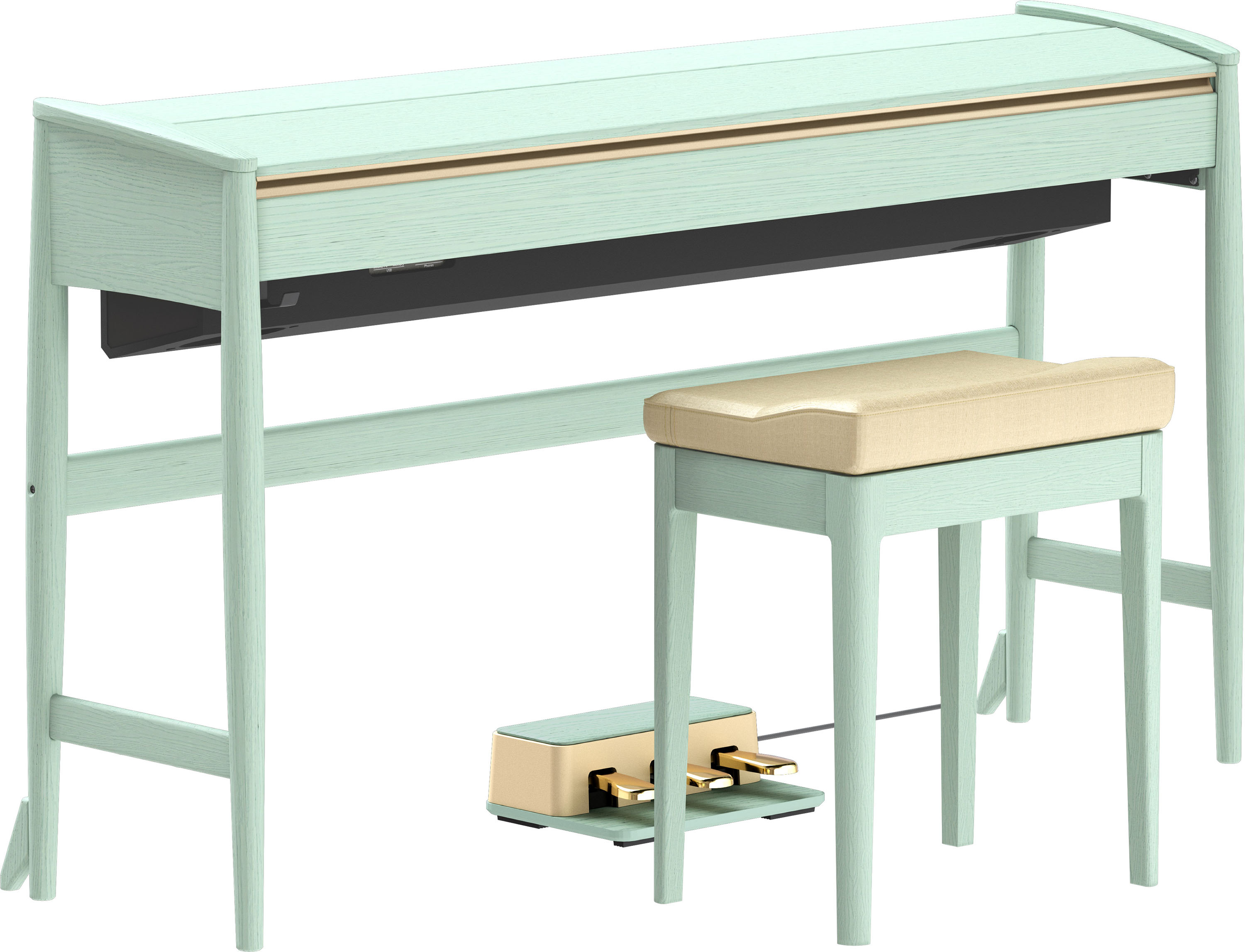 Roland Kiyola Kf-20 - Vert Celadon - Digitalpiano mit Stand - Variation 6